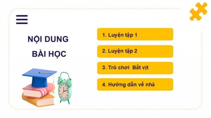 Giáo án PPT Toán 2 kết nối Bài 10: Luyện tập chung