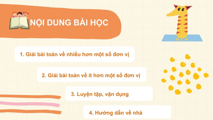 Giáo án PPT Toán 2 kết nối Bài 13: Bài toán về nhiều hơn, ít hơn một số đơn vị