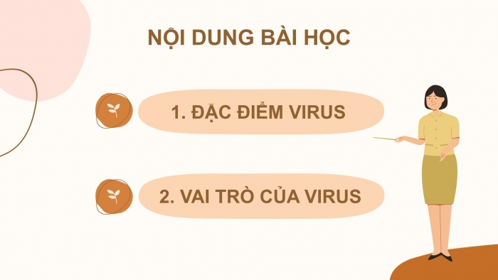 Giáo án PPT KHTN 6 chân trời Bài 24: Virus