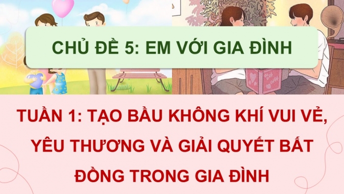 Giáo án điện tử Hoạt động trải nghiệm 9 kết nối Chủ đề 5 Tuần 1