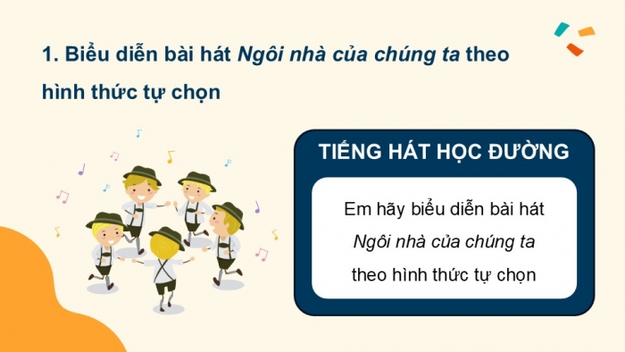 Giáo án điện tử Âm nhạc 9 kết nối Tiết 22: Vận dụng – Sáng tạo