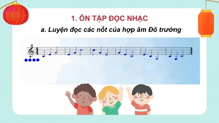 Giáo án PPT Âm nhạc 6 cánh diều Tiết 4: Ôn Bài đọc nhạc số 5, Ôn tập bài hoà tấu và bài tập tiết tấu, Ôn tập bài hát Mùa xuân em tới trường