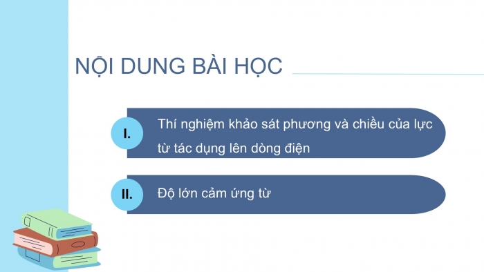 Giáo án điện tử Vật lí 12 chân trời Bài 10: Lực từ. Cảm ứng từ