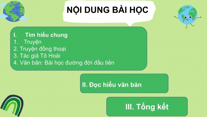 Giáo án PPT Ngữ văn 6 cánh diều Bài 6: Bài học đường đời đầu tiên