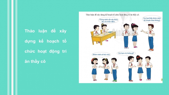 Giáo án PPT HĐTN 6 cánh diều Chủ đề 3: Tri ân thầy cô - Tuần 11