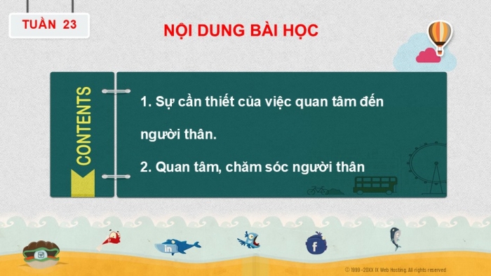 Giáo án PPT HĐTN 6 cánh diều Chủ đề 6: Quan tâm đến người thân - Tuần 23