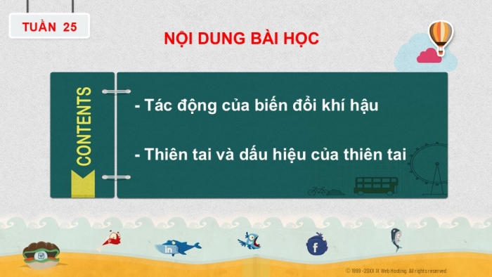 Giáo án PPT HĐTN 6 cánh diều Chủ đề 7: Thách thức của thiên nhiên - Tuần 25