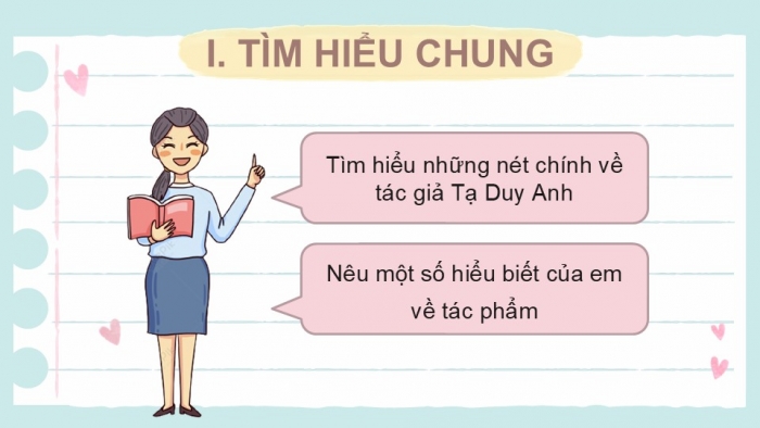 Giáo án PPT Ngữ văn 6 cánh diều Bài 9: Bức tranh của em gái tôi