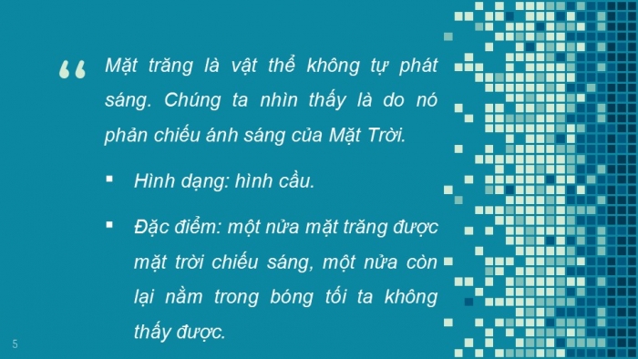 Giáo án PPT KHTN 6 kết nối Bài 53: Mặt Trăng