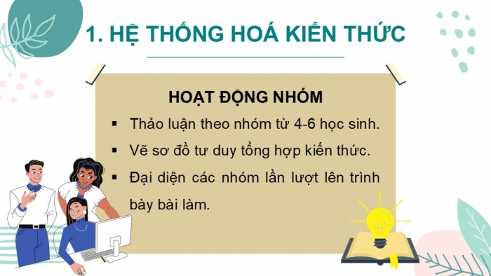 Giáo án PPT KHTN 6 chân trời Ôn tập Chủ đề 4