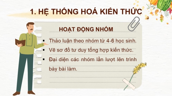 Giáo án PPT KHTN 6 chân trời Ôn tập Chủ đề 5