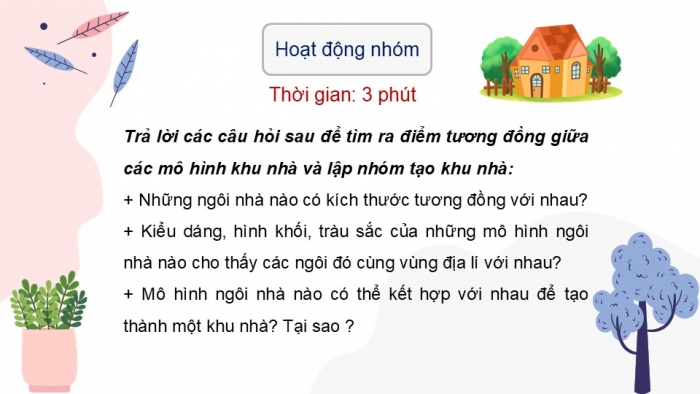 Giáo án PPT Mĩ thuật 6 chân trời Bài 3: Khu nhà tương lai