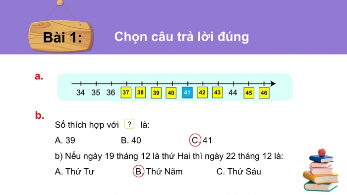 Giáo án PPT Toán 2 kết nối Bài 36: Ôn tập chung