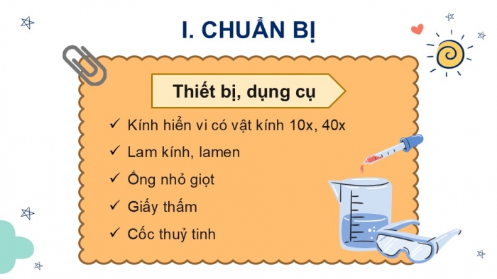 Giáo án PPT KHTN 6 kết nối Bài 31 Thực hành: Quan sát nguyên sinh vật