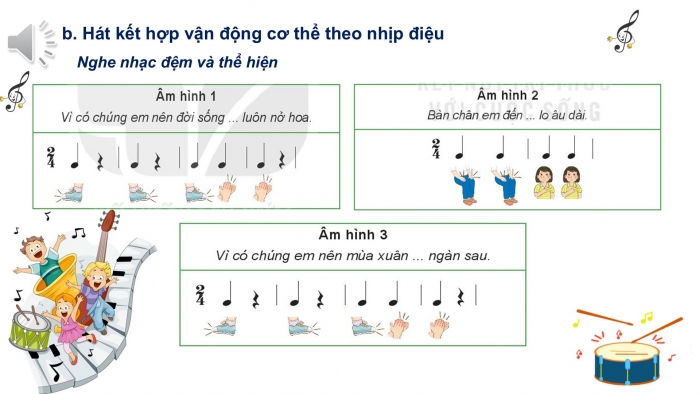 Giáo án PPT Âm nhạc 6 kết nối Tiết 8: Vận dụng - Sáng tạo