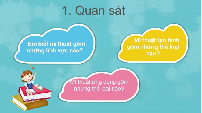 Giáo án PPT Mĩ thuật 6 kết nối Bài 1: Một số thể loại mĩ thuật