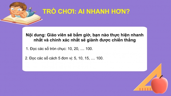 Giáo án PPT Toán 2 chân trời bài Ôn tập các số đến 100