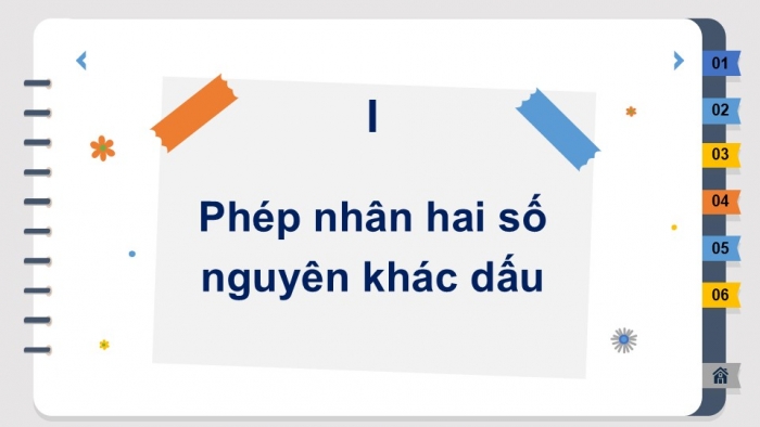 Giáo án PPT Toán 6 cánh diều Bài 5: Phép nhân các số nguyên