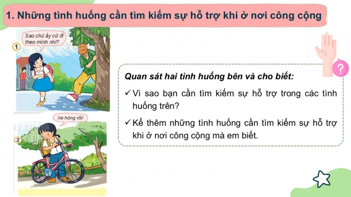 Giáo án PPT Đạo đức 2 kết nối Bài 13: Tìm kiếm sự hỗ trợ ở nơi công cộng