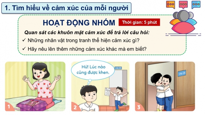 Giáo án PPT Đạo đức 2 cánh diều Bài 10: Thể hiện cảm xúc bản thân