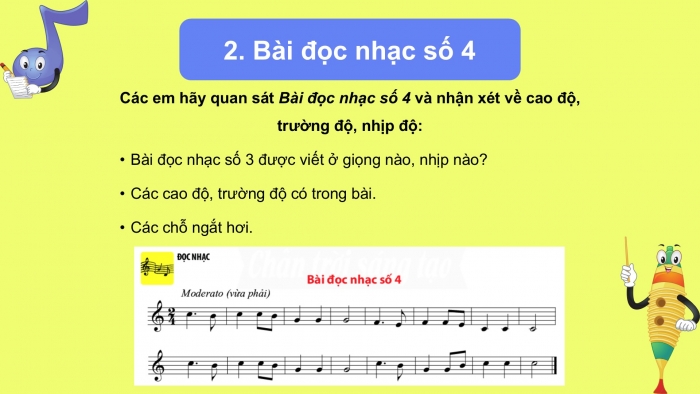 Giáo án PPT Âm nhạc 6 chân trời Tiết 15: Bài đọc nhạc số 4, Cung và nửa cung