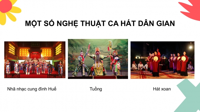 Giáo án PPT Âm nhạc 6 chân trời Tiết 22: Nghệ nhân Hà Thị Cầu, Nghe trích đoạn Xẩm thập ân