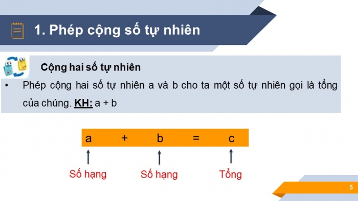 Giáo án PPT Toán 6 kết nối Bài 4: Phép cộng và phép trừ số tự nhiên