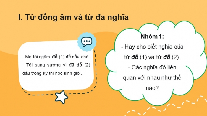 Giáo án PPT Ngữ văn 6 kết nối Bài 4: Từ đồng âm và từ đa nghĩa