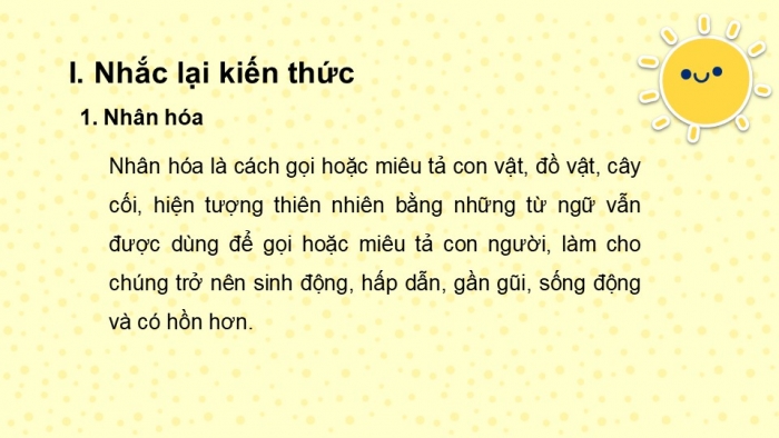 Giáo án PPT Ngữ văn 6 kết nối Bài 5: Biện pháp tu từ