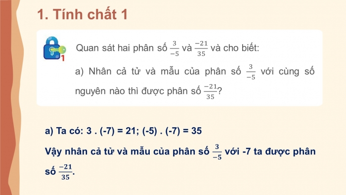 Giáo án PPT Toán 6 chân trời Bài 2: Tính chất cơ bản của phân số