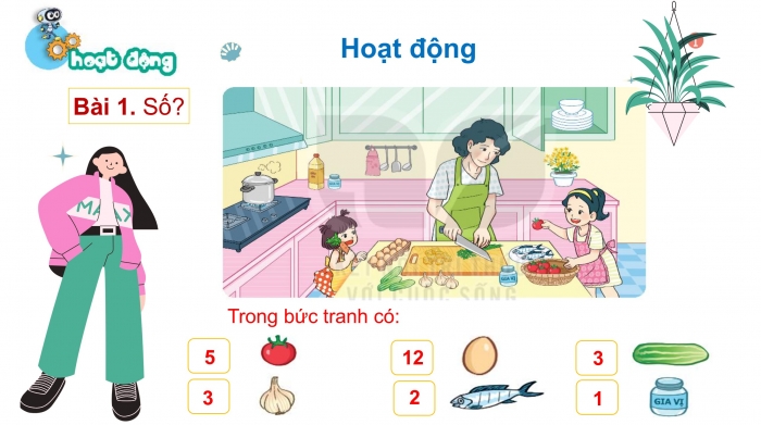 Giáo án PPT Toán 2 kết nối Bài 67: Thực hành và trải nghiệm thu thập, phân loại, kiểm đếm số liệu