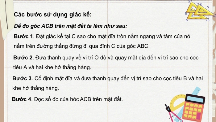 Giáo án PPT Toán 6 chân trời Bài 8: Hoạt động thực hành và trải nghiệm