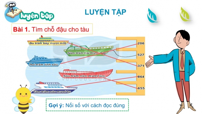 Giáo án PPT Toán 2 kết nối Bài 68: Ôn tập các số trong phạm vi 1 000