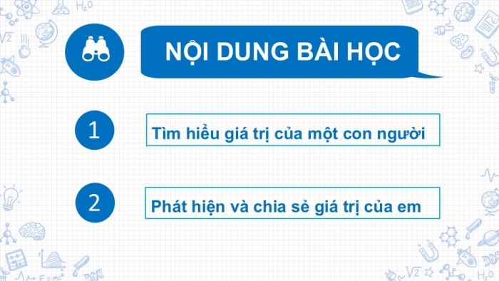 Giáo án PPT HĐTN 6 kết nối Tuần 8: Những giá trị của bản thân