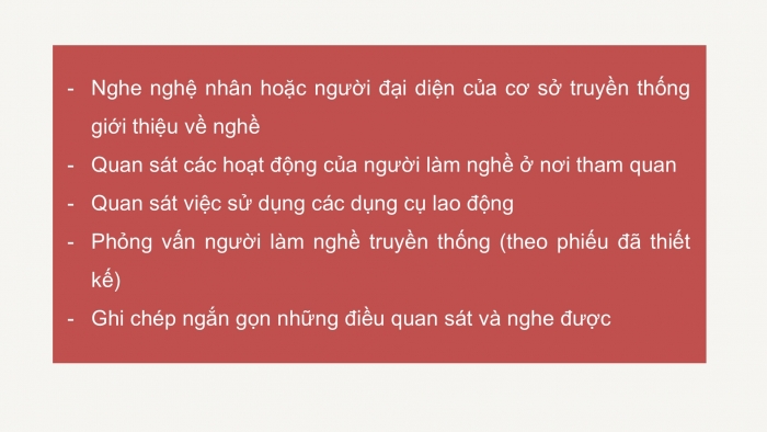 Giáo án PPT HĐTN 6 kết nối Tuần 31: Trải nghiệm nghề truyền thống