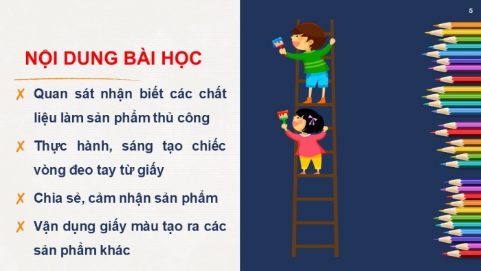 Giáo án PPT Mĩ thuật 2 cánh diều Bài 4: Sáng tạo cùng sản phẩm thủ công