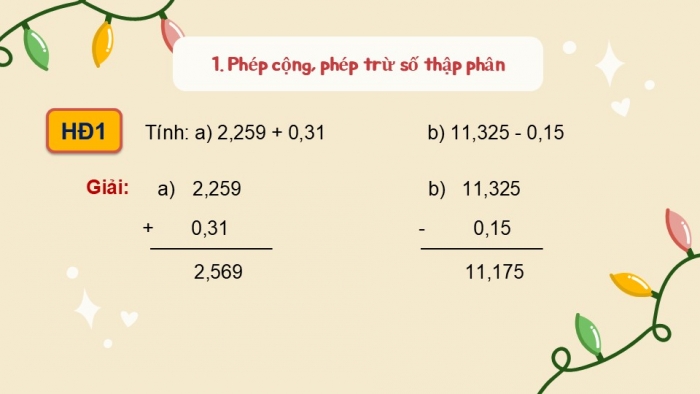 Giáo án PPT Toán 6 kết nối Bài 29: Tính toán với số thập phân