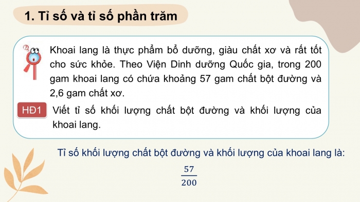 Giáo án PPT Toán 6 kết nối Bài 31: Một số bài toán về tỉ số và tỉ số phần trăm