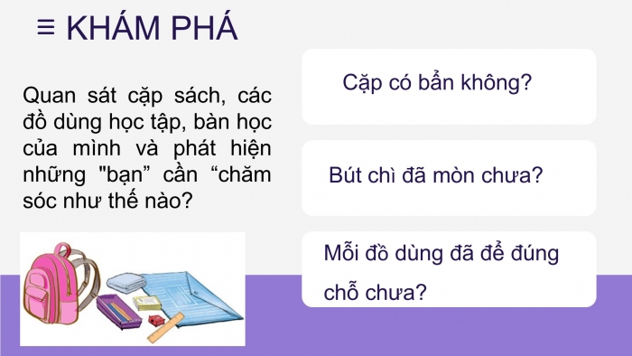 Giáo án PPT HĐTN 2 kết nối Tuần 6: Góc học tập của em