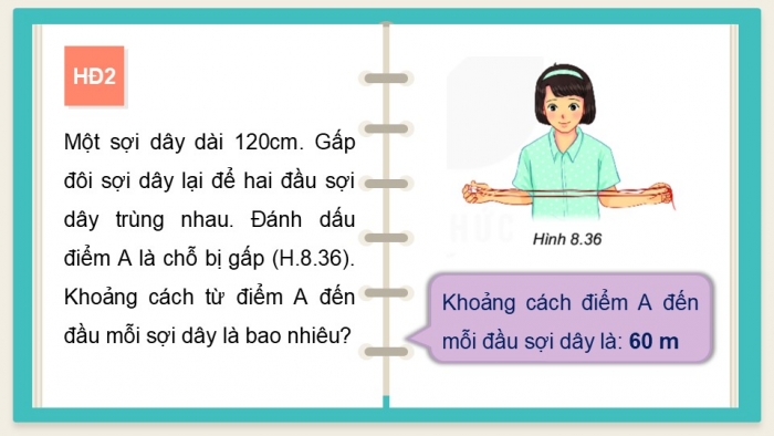 Giáo án PPT Toán 6 kết nối Bài 35: Trung điểm của đoạn thẳng