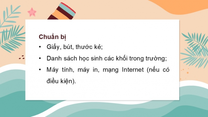 Giáo án PPT Toán 6 kết nối Thực hành trải nghiệm: Hoạt động thể thao nào được yêu thích nhất trong hè?