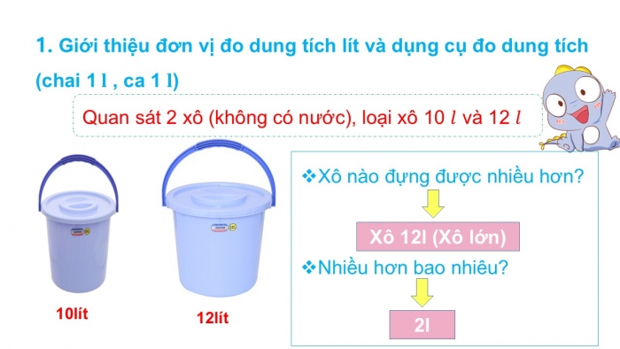 Giáo án PPT Toán 2 chân trời bài Lít