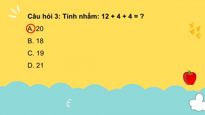 Giáo án PPT Toán 2 cánh diều bài Luyện tập phép cộng (không nhớ) trong phạm vi 20