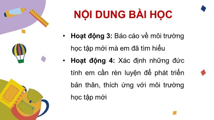 Giáo án điện tử Hoạt động trải nghiệm 5 chân trời bản 1 Chủ đề 6 Tuần 22