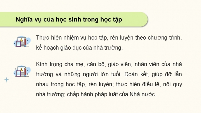 Giáo án điện tử Kinh tế pháp luật 12 cánh diều Bài 11: Quyền và nghĩa vụ học tập của công dân