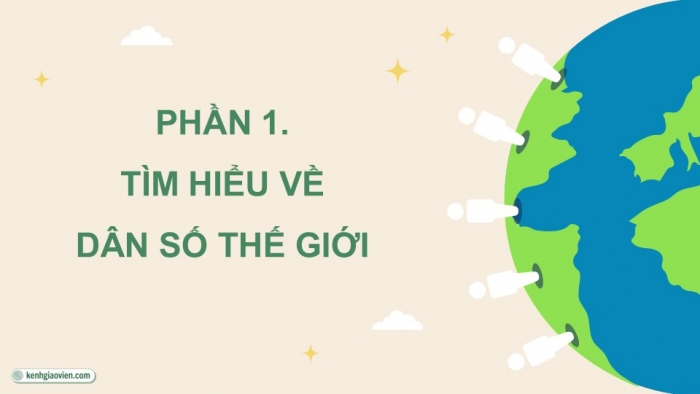 Giáo án điện tử Lịch sử và Địa lí 5 kết nối Bài 23: Dân số và các chủng tộc chính trên thế giới