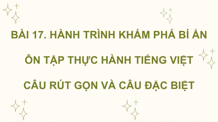 Giáo án PPT dạy thêm Ngữ văn 9 Chân trời bài 7: Ôn tập thực hành tiếng Việt