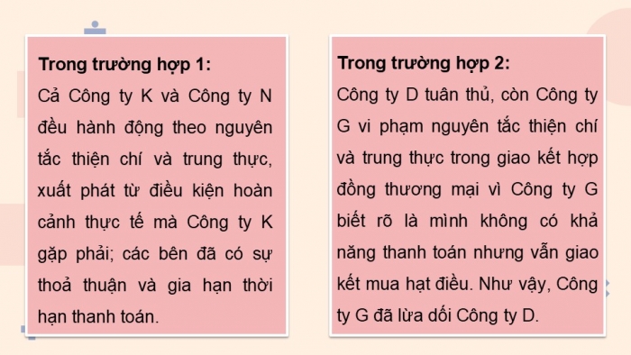 Giáo án điện tử Kinh tế pháp luật 12 kết nối Bài 16: Nguyên tắc cơ bản của Tổ chức Thương mại thế giới và hợp đồng thương mại quốc tế (P2)