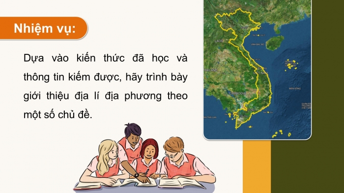 Giáo án điện tử Địa lí 12 kết nối Bài 35: Thực hành Tìm hiểu địa lí địa phương