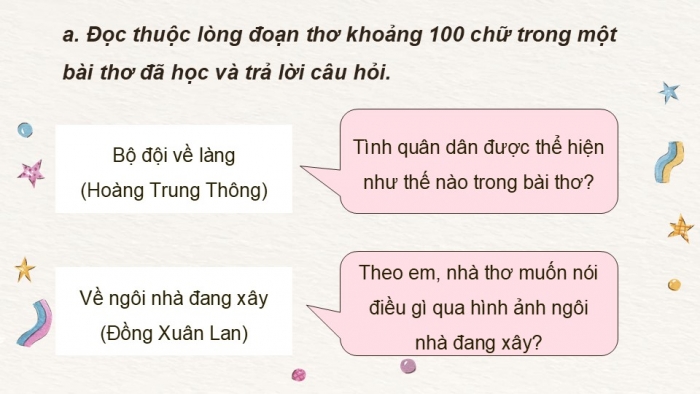 Giáo án điện tử Tiếng Việt 5 kết nối Bài Ôn tập và Đánh giá cuối năm học (Tiết 3 + 4)